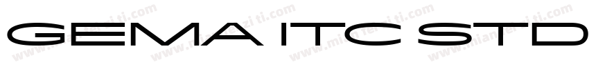 Gema ITC Std字体转换